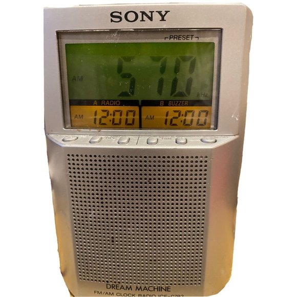 Sony Dream Machine AM /FM Clock Radio - Model ICF-C793 Tested Works - Picture 1 of 12